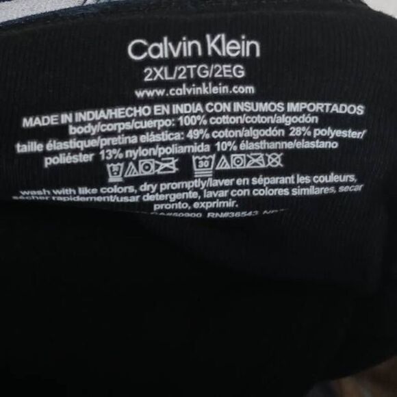 Calvin Klein Cotton Classic Fit Brief 3 Pack 2XL -J - Picture 3 of 3